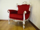 poltrona-in-tessuto-barocco-rossa