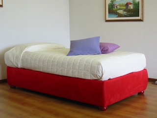 letto sommier singolo contenitore