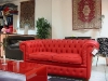 Divano chester rosso