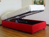 letto sommier singolo contenitore aperto