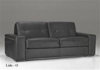 Divano letto in pelle Lido O