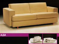 Divano letto in tessuto Alba Divano letto in tessuto Alba