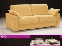 Divano letto in tessuto King Divano letto in tessuto King