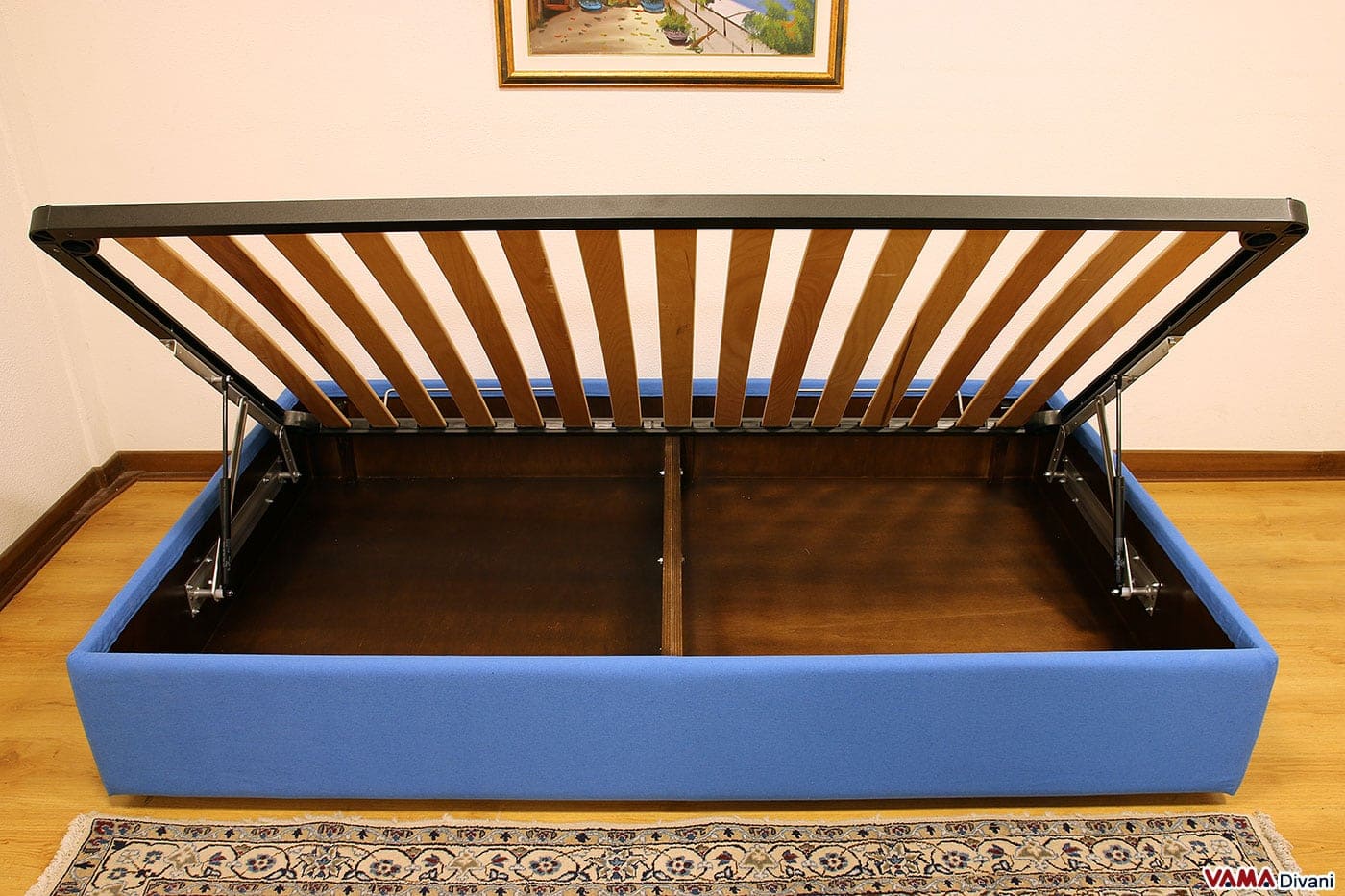 Letto Una Piazza E Mezza Con Contenitore Eminflex