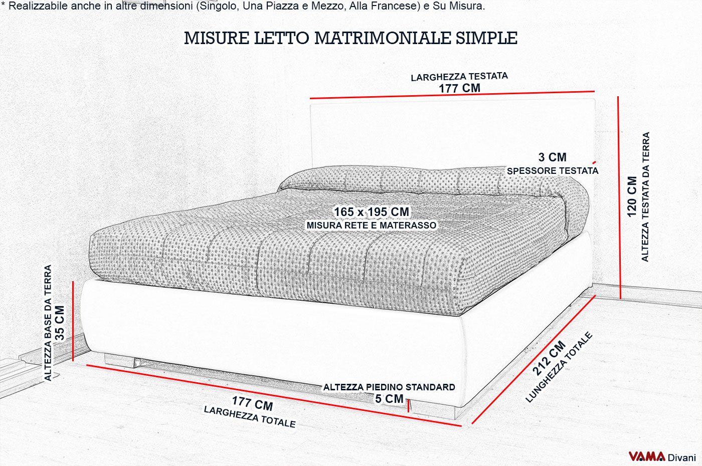 Dimensioni Materasso Per Letto Contenitore