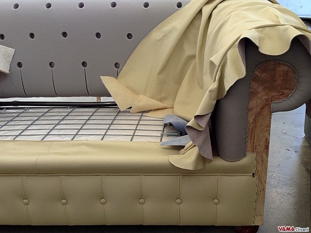 Divani chesterfield imbottitura