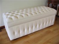 Pouf contenitore in capitonne