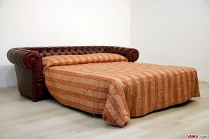Divano letto chesterfield matrimoniale 3 posti