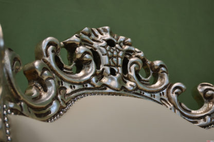Cornice barocca in foglia argento