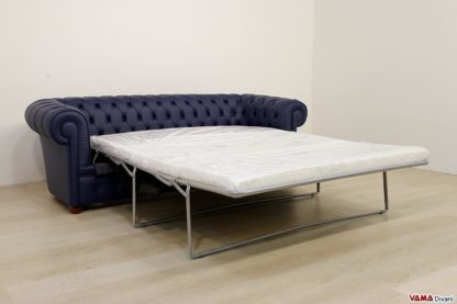 Divano letto chesterfield matrimoniale