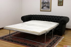 Divano letto chesterfield