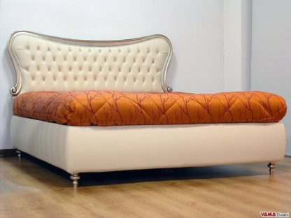 Letto matrimoniale imbottito capitonnè