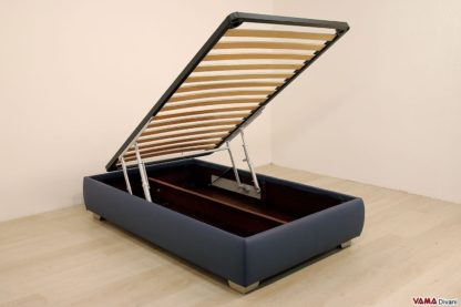 Letto matrimoniale contenitore alla francese di 140 cm