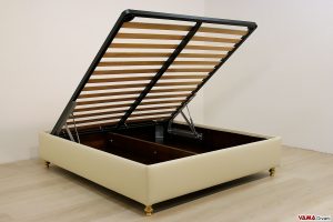 Letto sommier matrimoniale con contenitore