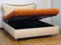 Letto Lucia imbottito matrimoniale con contenitore