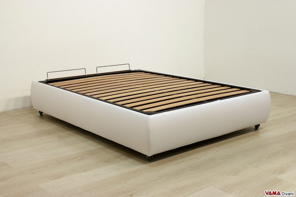 Letto Contenitore Matrimoniale senza Testata VAMA Divani