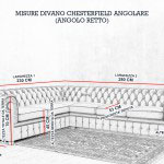 Misure Divano Chesterfield angolare
