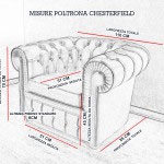 Misure poltrona Chesterfield