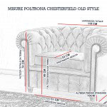 Misure poltrona Chester