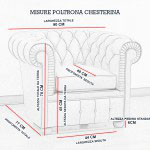 Misure poltrona Chesterina