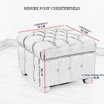 Dimensioni Pouf Chesterfield