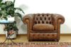 Poltrona Chester vintage marrone