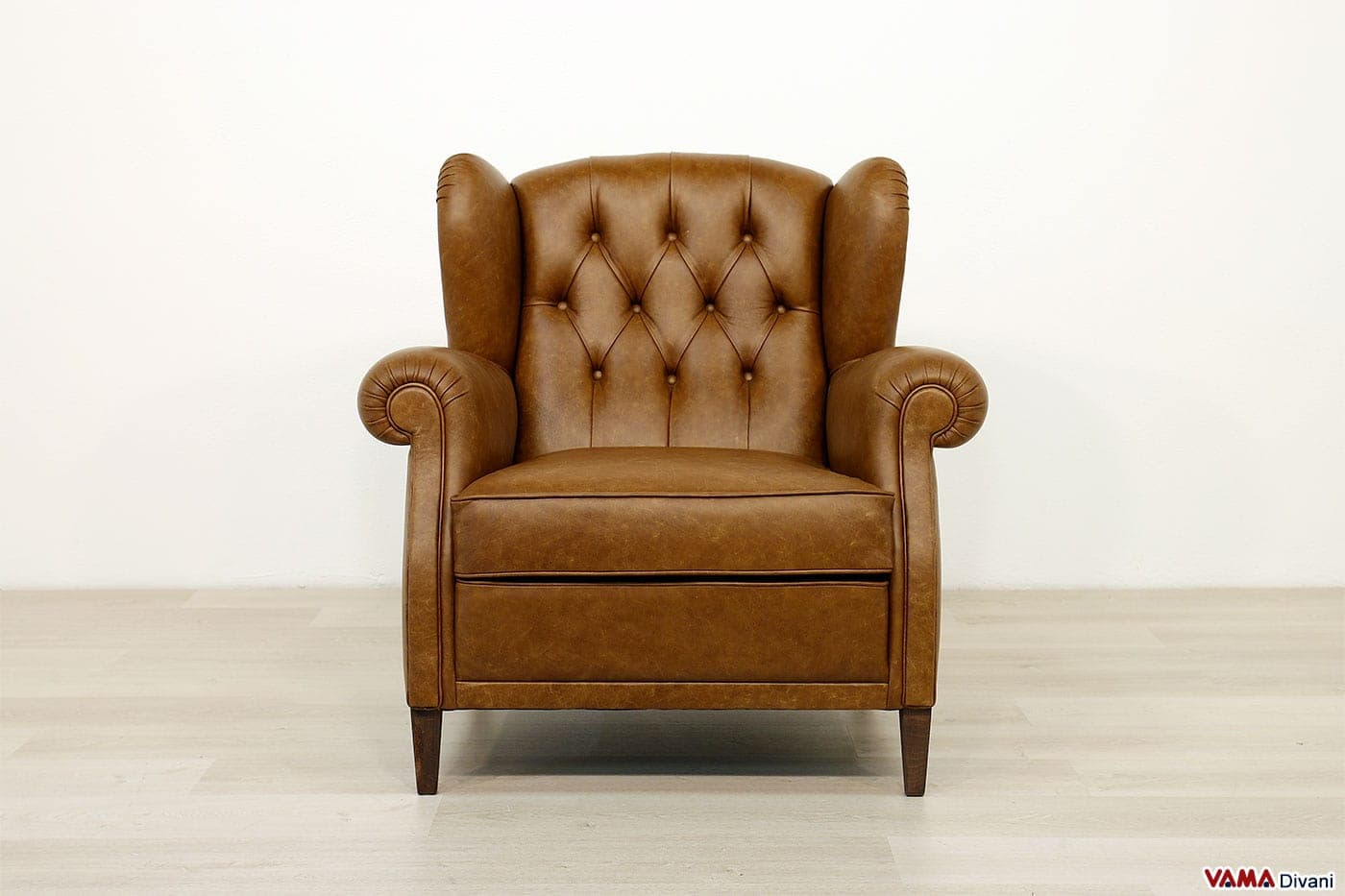 Poltrona bergere in capitonnè