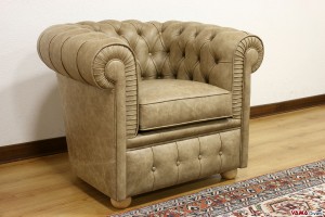 Poltrona piccole dimensioni Chesterfield