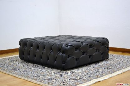 Pouf capitonné