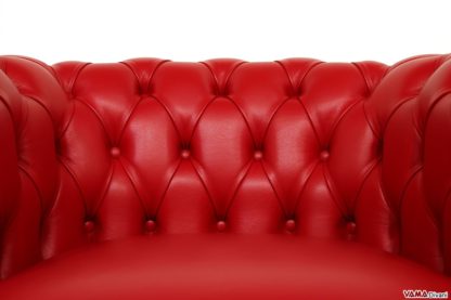 Schienale capitonnè poltrona Chesterfield