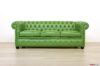 Divano chesterfield verde pisello