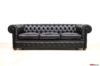 Divano Chesterfield nero