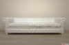 Divano Chesterfield bianco 4 posti