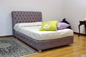 Letto Chesterfield alla francese 140 cm