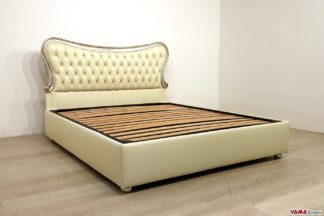 Letto matrimoniale imbottito Lucia