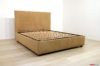 Letto matrimoniale semplice beige sfoderabile