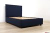 Letto una piazza e mezzo in tessuto blue navy