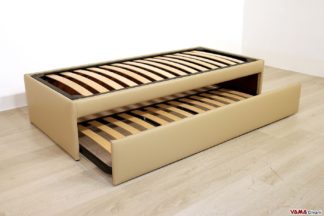 Letto singolo con letto estraibile