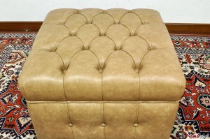 Pouf chesterfield vintage