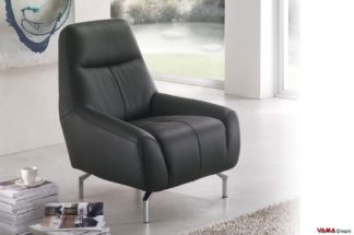 poltrona design nera