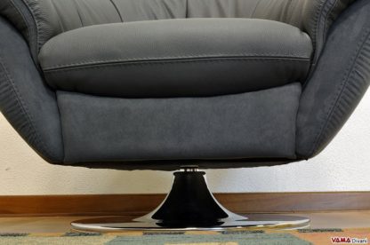 Girevole cromato poltrona moderna