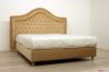 Letto matrimoniale imbottito con testata classica capitonnè