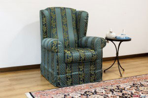 Poltrona con orecchie bergère