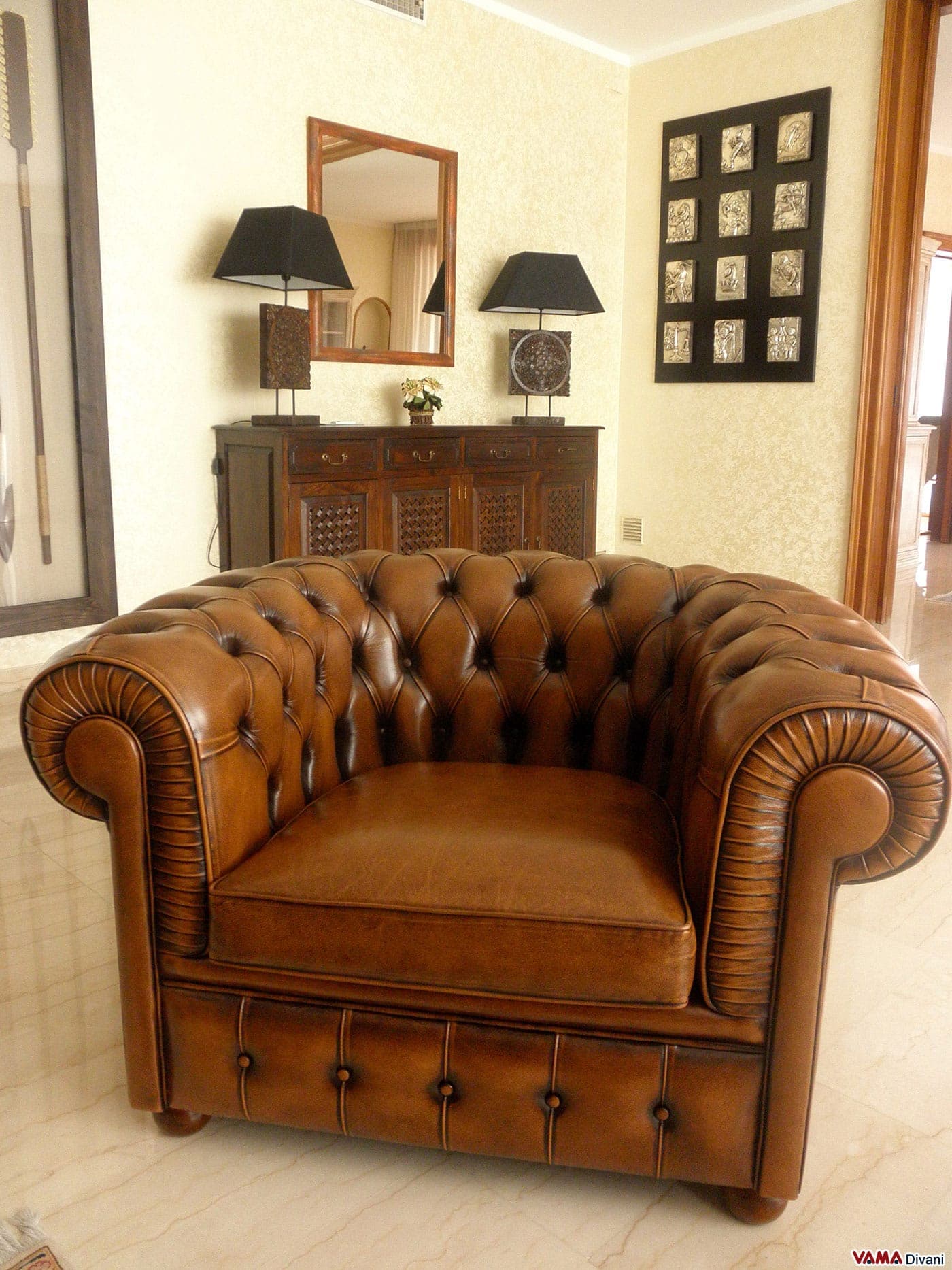 Poltrona Chester Vintage Poltrona Chesterfield Vintage