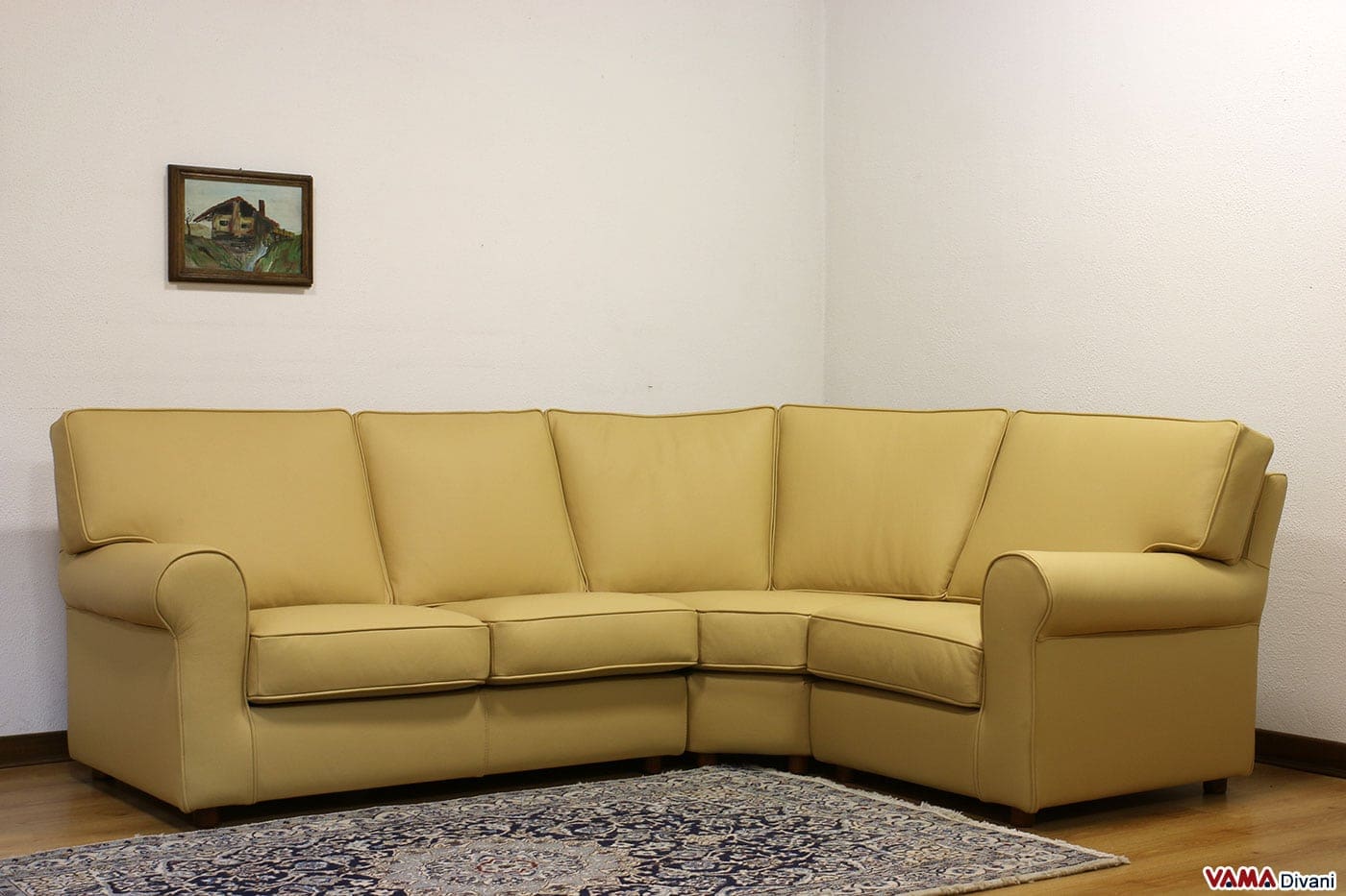 Divano classico in tessuto floreale ad angolo bingo Divani ad angolo stile classico