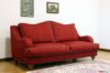 Divano classico 2 posti rosso