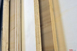 Pannelli di multistrato di pioppo grezzi