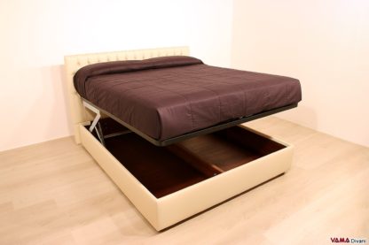 letto contenitore con doppio movimento