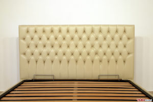 testata letto matrimoniale capitonnè