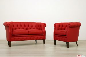 Salottino con divanetto e poltroncina